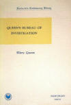 Queen's Bureau of Investigation - Cover Japanese edition, Nan'un-do,  Tokyo 