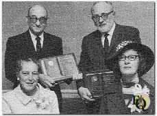 De Dannays en de Lees na een award uitreiking in 1968