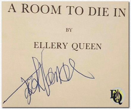 Vance was forbidden by his contract to sign copies of books written under the Ellery Queen pseudonym. As Vance developed a following in his own right (he was an elaborate sci-fi-writer), he did eventually sign the Queen-books as "Jack Vance" or "Ellery Queen" (and initialed "JV").&nbsp;