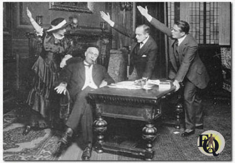Publicity photographs, like this one for&nbsp;"It Pays to Advertise", usually relied on pictures from professional productions, often from New York, and gave Circuit audiences little indication of what the production they would see actually looked like. Iowa. Ed Latimer is possibly the second from the right.