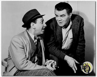 José Ferrer as Oliver Erwenter and George Mathews as Emmett in" The Silver Whistle" (Biltmore Theatre, Nov. 24. 1948 - May 28. 1949).