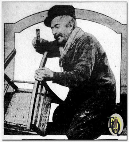 Here we have "Inchy Spencer", played by Robert Strauss in the Stebbins boys sketches, caught in a rare moment of activity. Inchy is proving one of the most popular characters in this nightly entertainment from WJZ. Followers of the series find Inchy's earnest effort to avoid work mighty interesting. Strauss also portrays the part of "Pink Freeze" in Lulu Volmer's Moonshine and Honeysuckle a weekly NBC presentation. (April 19. 1932)
